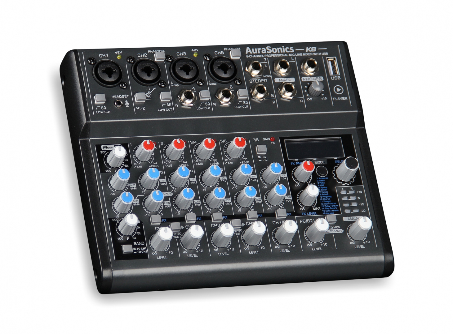 AuraSonics K8 компактный микшерный пульт в Прокопьевске