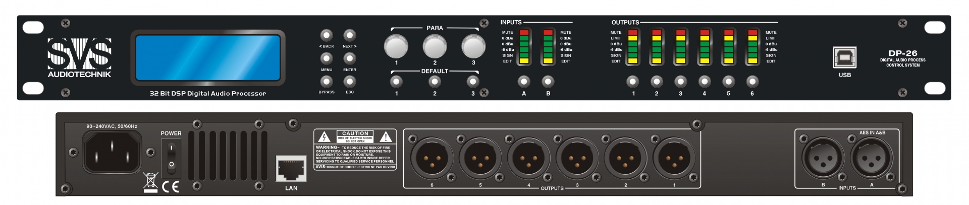 SVS Audiotechnik DP-26 Цифровой процессор: 2 входа 6 выходов в Прокопьевске