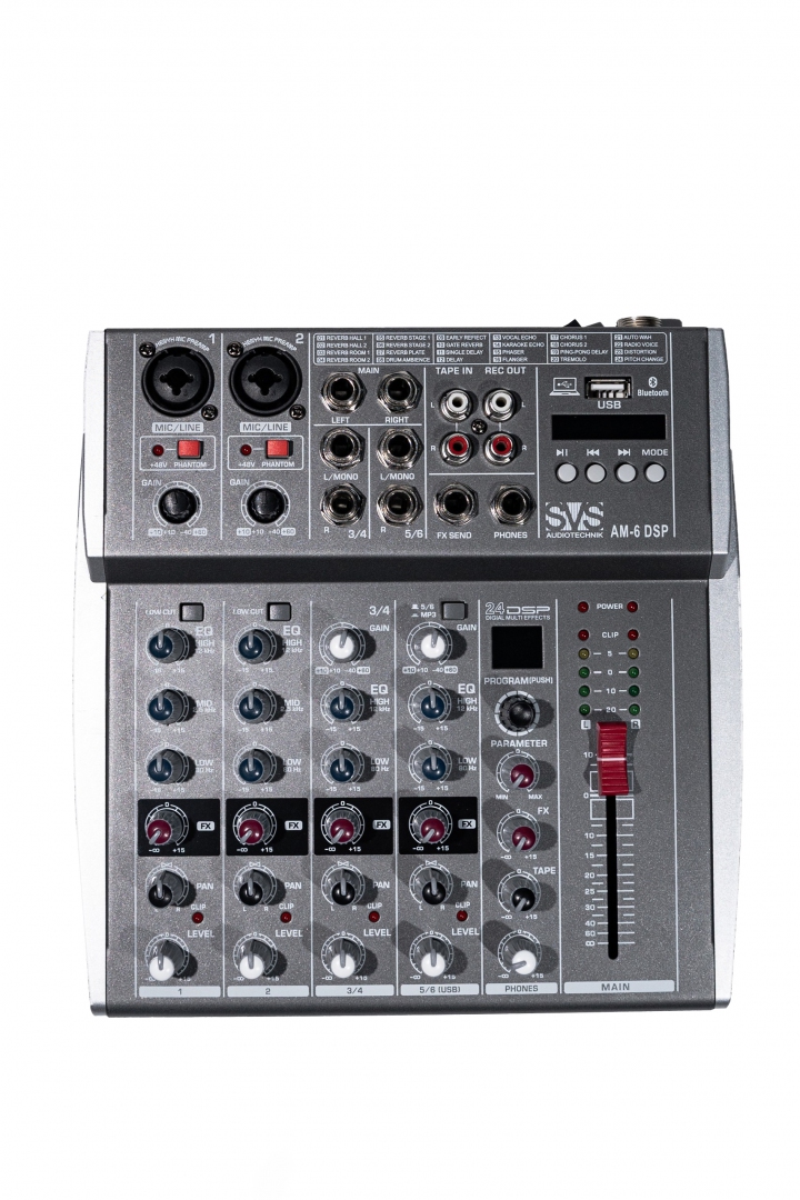 SVS Audiotechnik mixers AM-6 DSP Микшерный пульт аналоговый, 6-канальный SVS Audiotechnik mixers в Прокопьевске