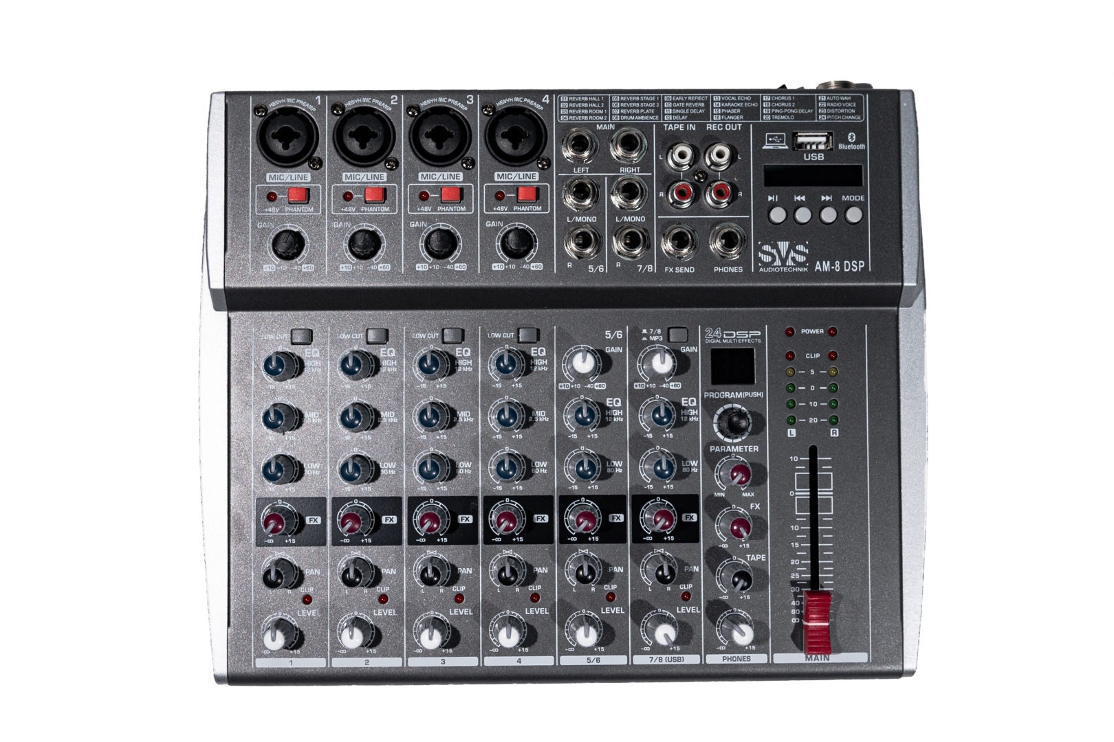 SVS Audiotechnik mixers AM-8 DSP Микшерный пульт аналоговый, 8-канальный в Прокопьевске